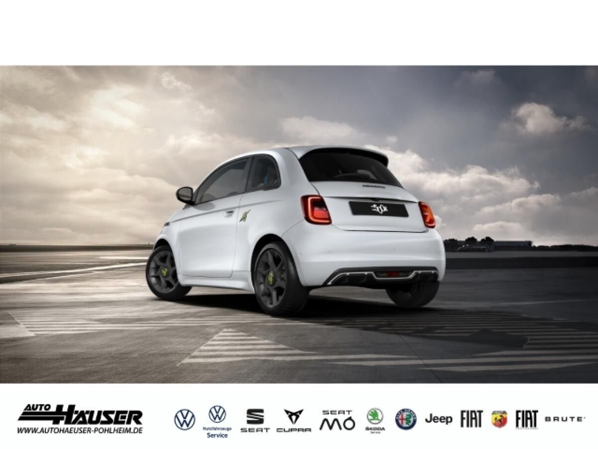 Abarth 500 Elektro 42 kWh BESTELLFZG. NAVI KAMERA TEMPOMAT LED PDC APPLE ANDROID
