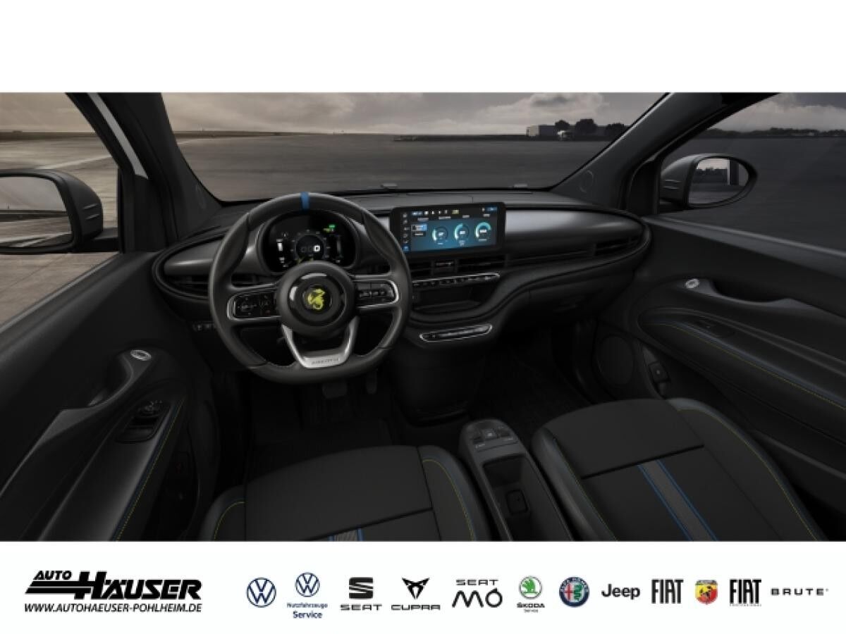 Abarth 500 Elektro 42 kWh BESTELLFZG. NAVI KAMERA TEMPOMAT LED PDC APPLE ANDROID
