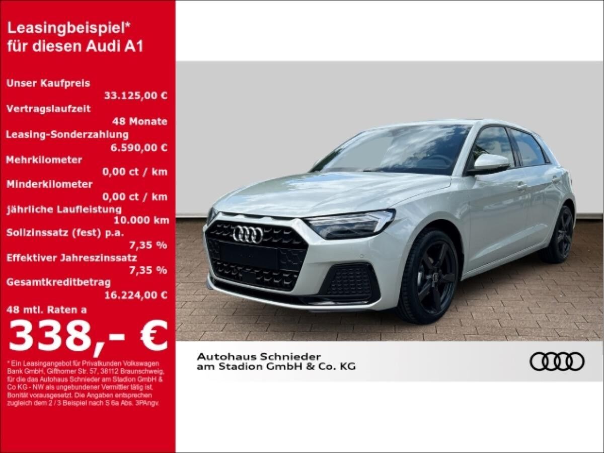 Audi A1 SPORTB LED+LEDER+VIRTUAL+CARPLAY+SOUNDSYSTEM