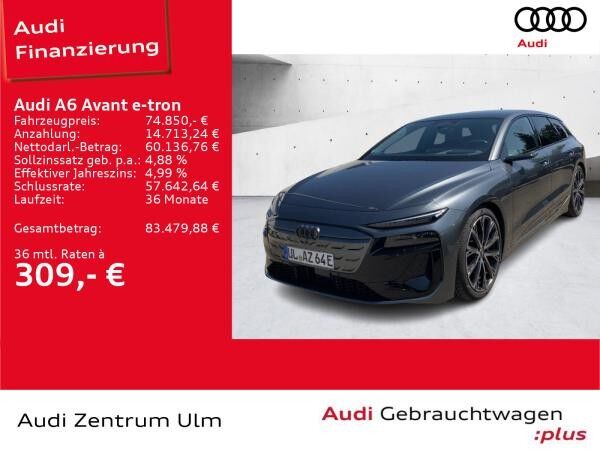Audi A6 e-tron Avant performance S-Line edition one Audi A6 e-tron Avant performance S-Line edition one