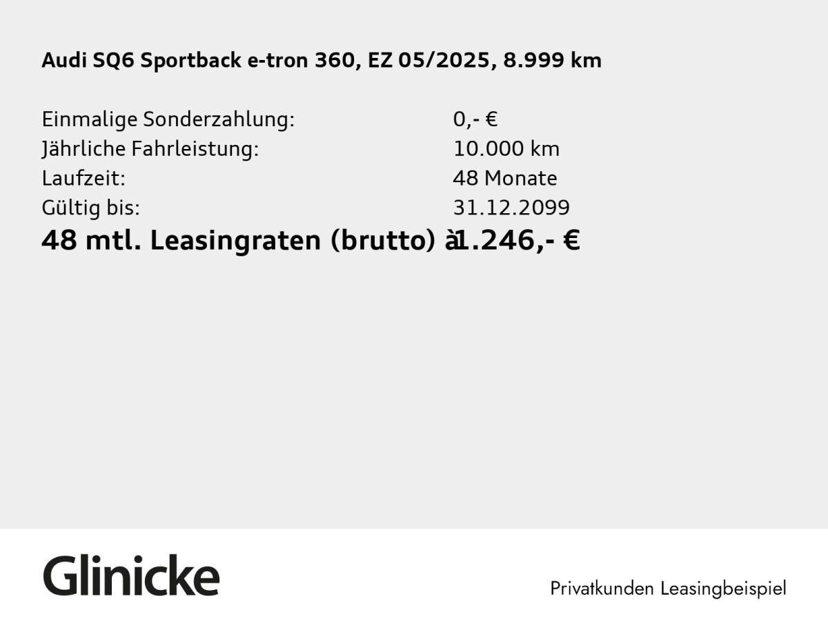 Audi SQ6 e-tron SQ6 Sportback e-tron AHK Pano LED LM21"
