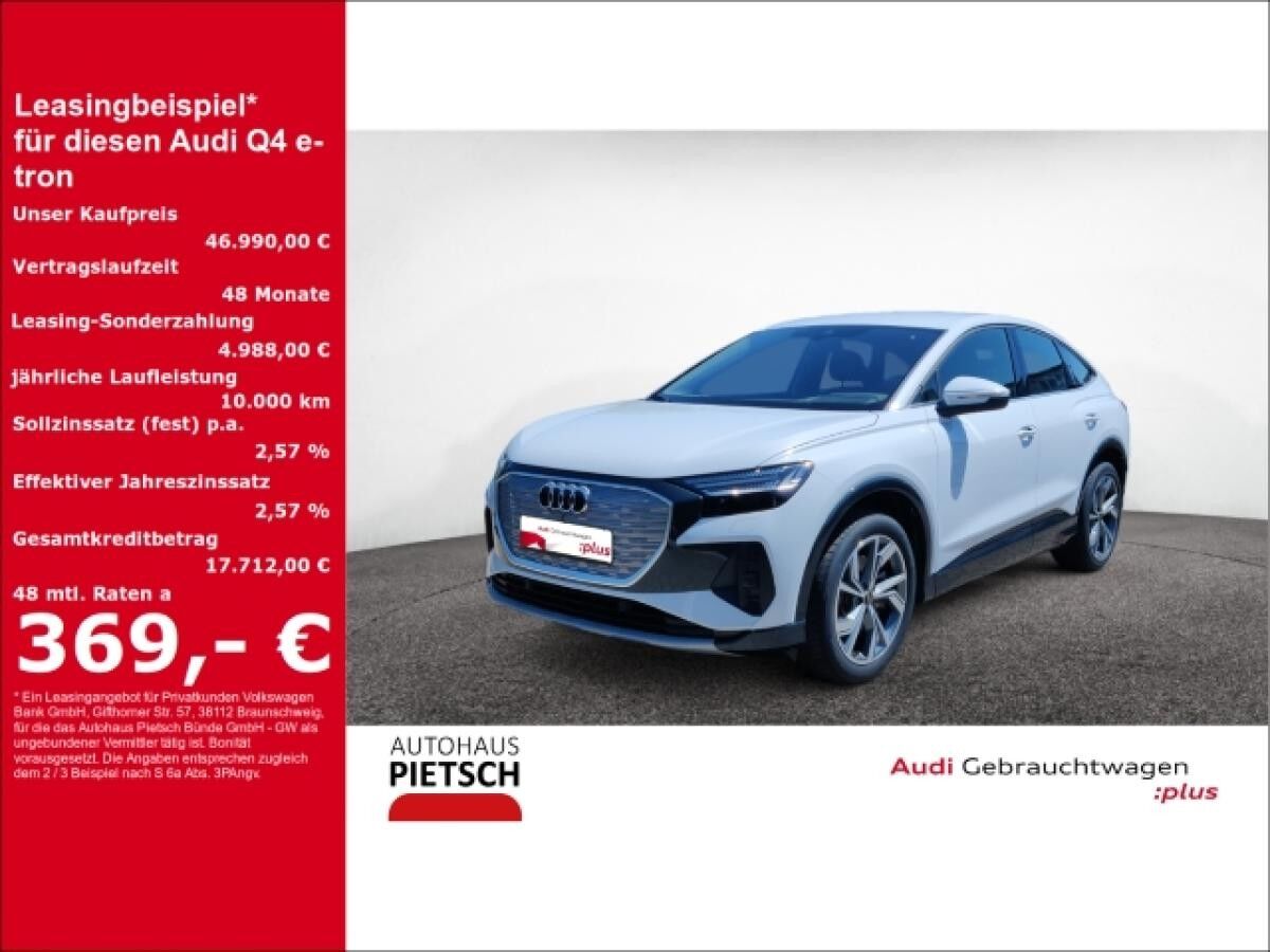 Audi Q4 e-tron e-tron Sportback 45 quattro advanced Matrix