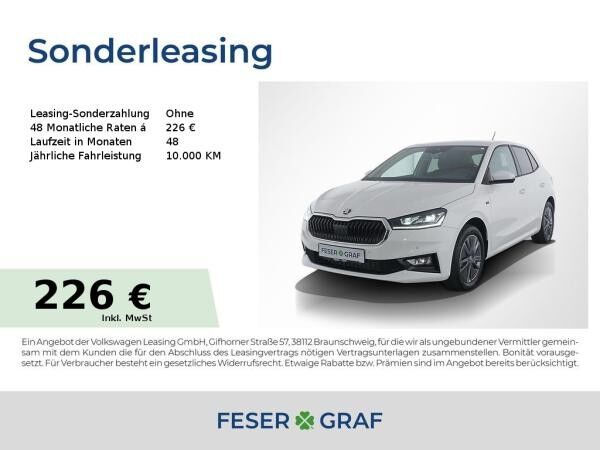 Skoda Fabia Tour 1,0 TSI KESSY*BHZ.LENK*SZH*R-KAMERA*