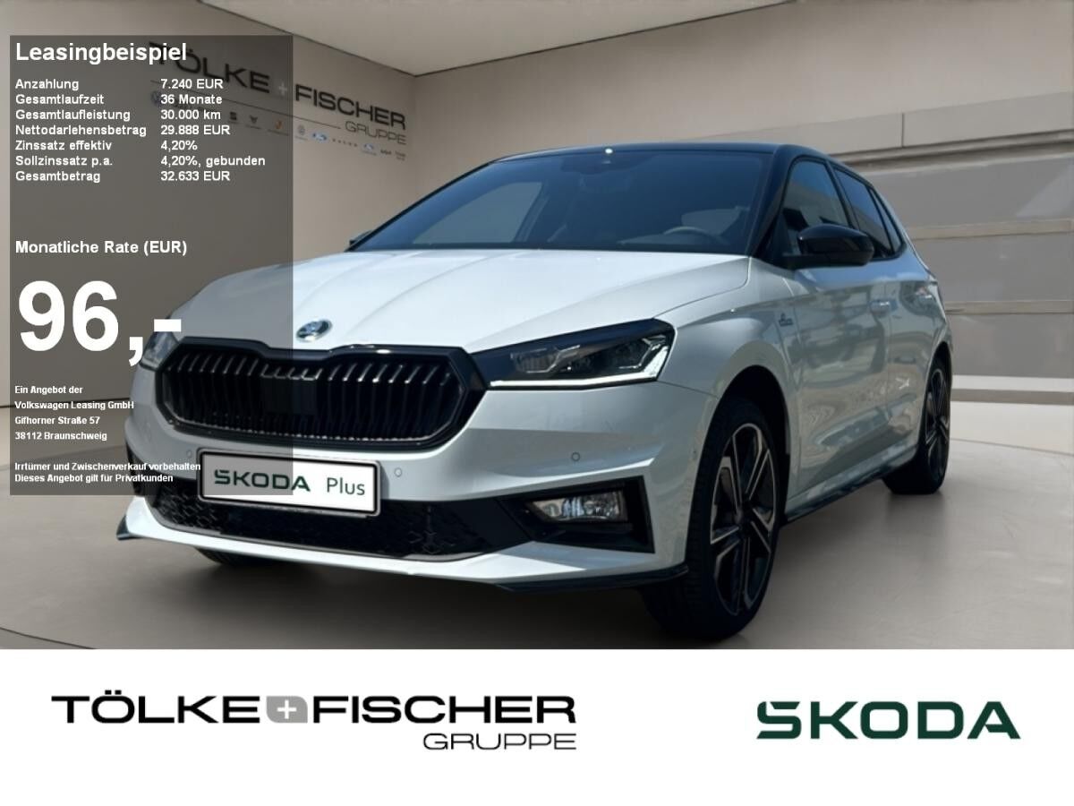 Skoda Fabia Monte Carlo SOFORT VERFÜGBAR Navi ACC FLA ParkAss