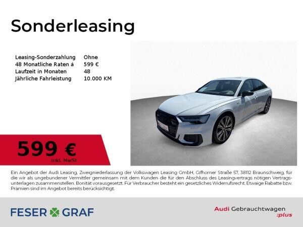 Audi A6 Limousine 50 TDI tiptr. - B&O - S LINE - LUFT