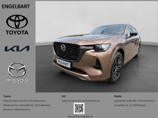 Mazda CX-80 Homura Plus AWD 3.3 e-SKYACTIV-D 254 M-Hybrid El. Panodach Navi Leder HUD Memory Sitze