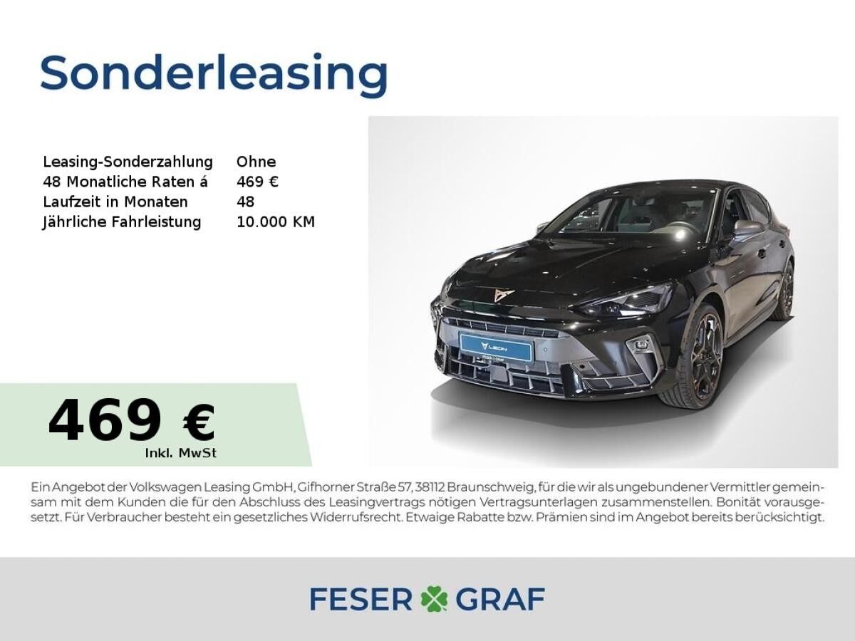 Cupra Leon VZ 2.0 TSI Sennheiser, 19 Zoll, SHZ