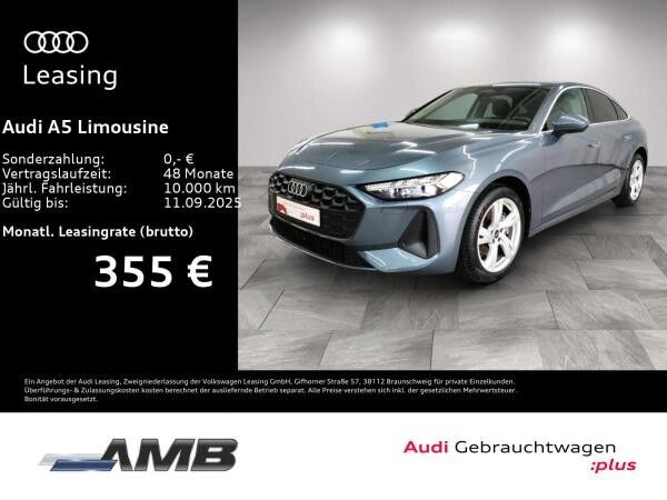 Audi A5 Limousine TFSI AHK/Matrix/360°/bis02.2030Garantie
