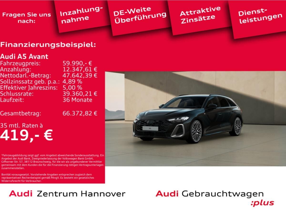 Audi A5 Avant TFSI Head-Up Matrix B&O AHK