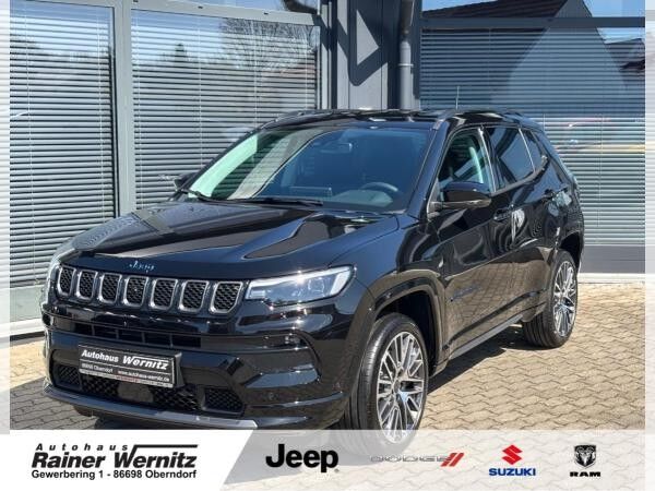 Jeep Compass 1.5 E-Hybrid Summit Automatik *LEDER*Pano*SHZ*PDC*ACC*360Grad*19Zoll*sofort*