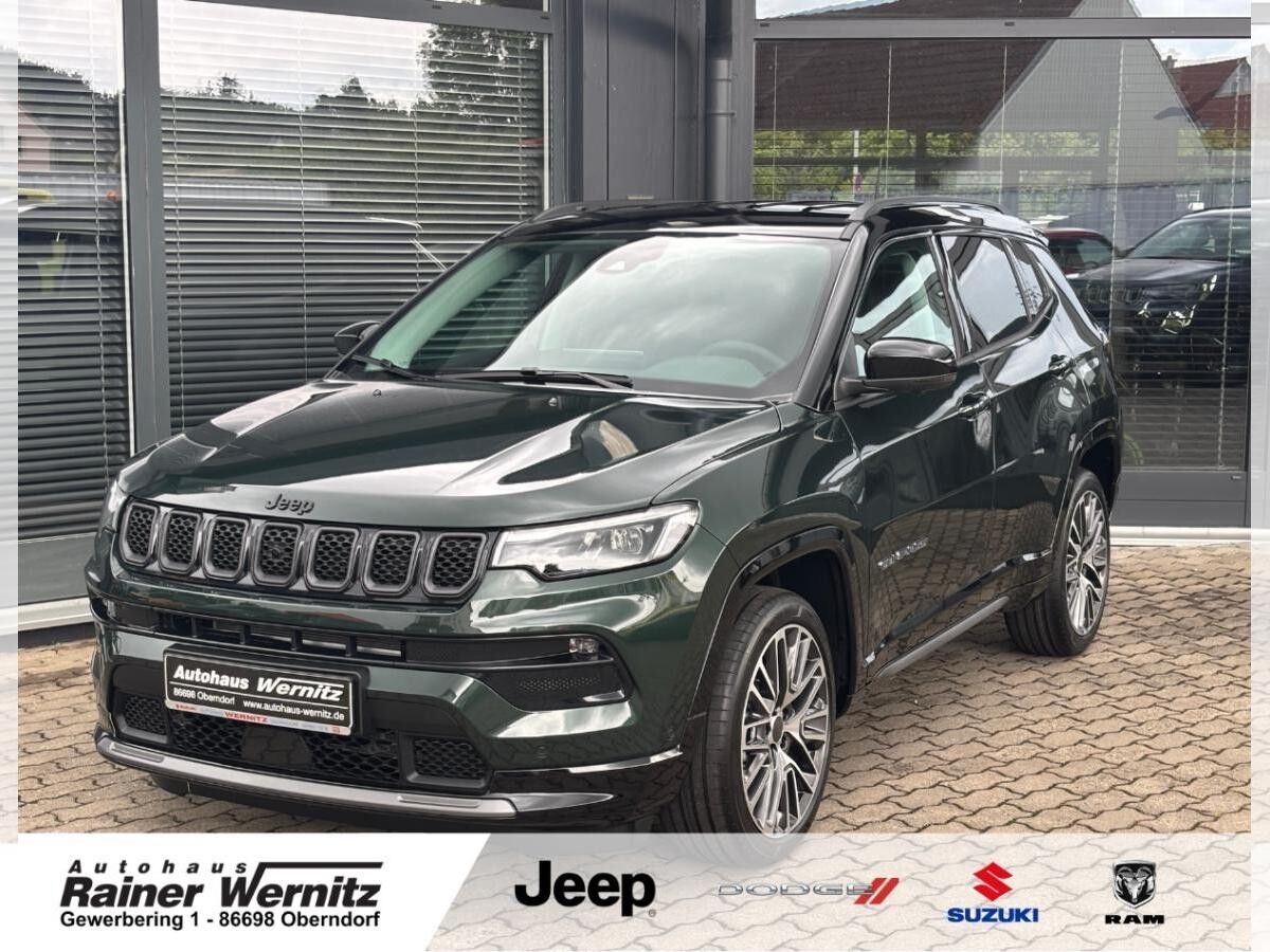 Jeep Compass 1.5 E-Hybrid Summit Automatik *LEDER*LED*SHZ*PDC*ACC*360Grad*19Zoll*SOFORT*