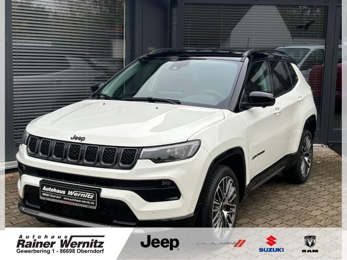 Jeep Compass 1.5 E-Hybrid Summit Automatik *LEDER*LED*SHZ*PDC*ACC*360Grad*19Zoll*Sofort