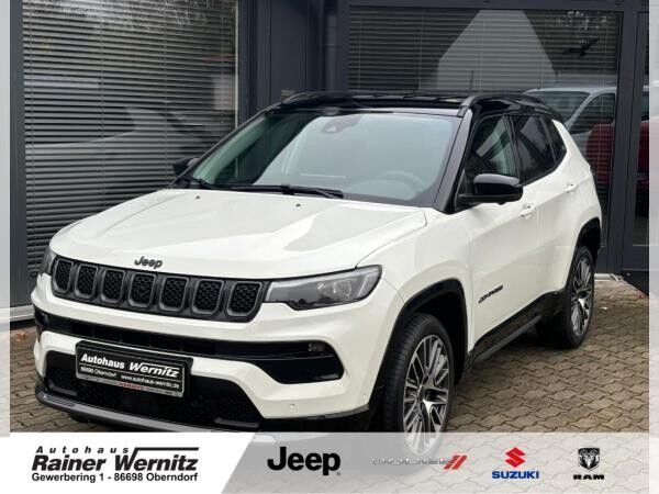 Jeep Compass 1.5 E-Hybrid Summit Automatik *LEDER*LED*SHZ*PDC*ACC*360Grad*19Zoll*Sofort