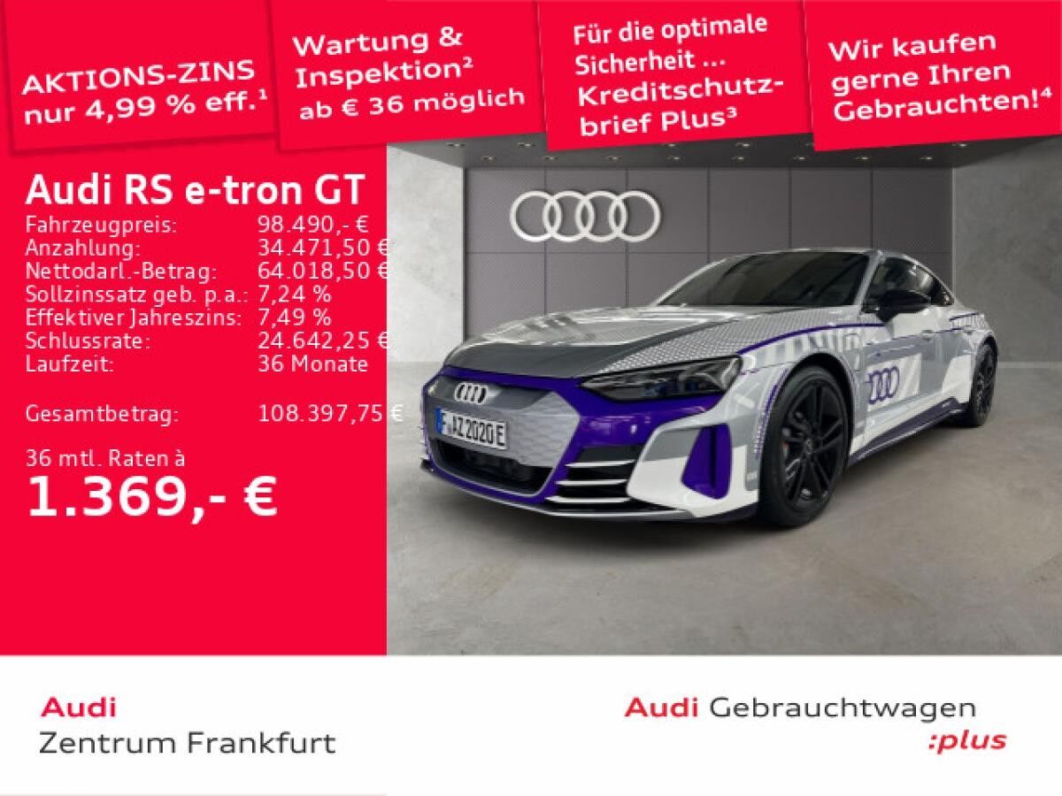 Audi RS e-tron GT Laser Luft B&O 360°
