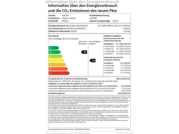 Skoda Superb SOFORT VERFÜGBAR! Combi Sportline iV Navi Panodach DCC eSitz