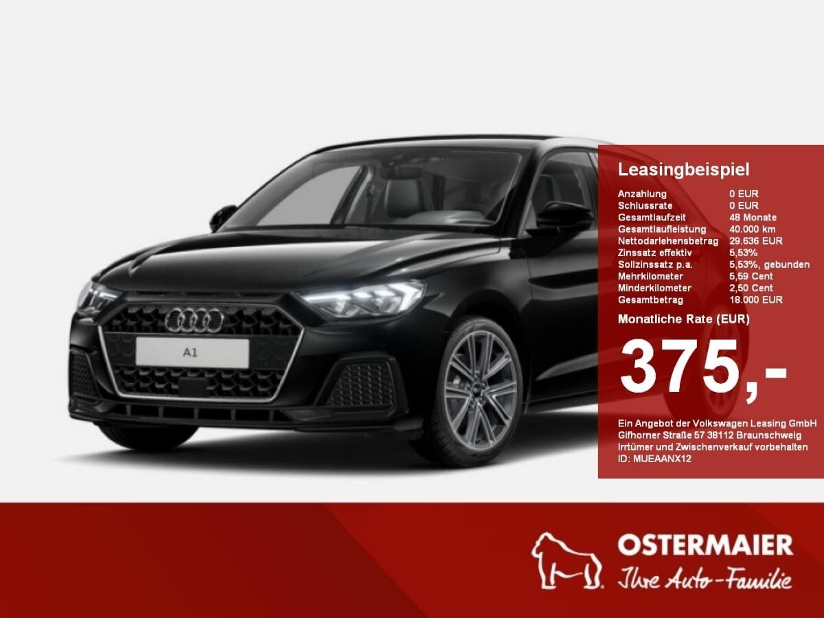 Audi A1 Sportback advanced 30TFSI S tronic 5J-GARANTIE,PDC,GRA,KAMERA,LED,SHZ,17ALU,KEYLESS