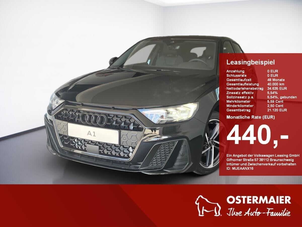 Audi A1 Sportback S line 35TFSI 5J-Garantie,PDC,KAMERA,GRA,KEYLESS,LED,SHZ,