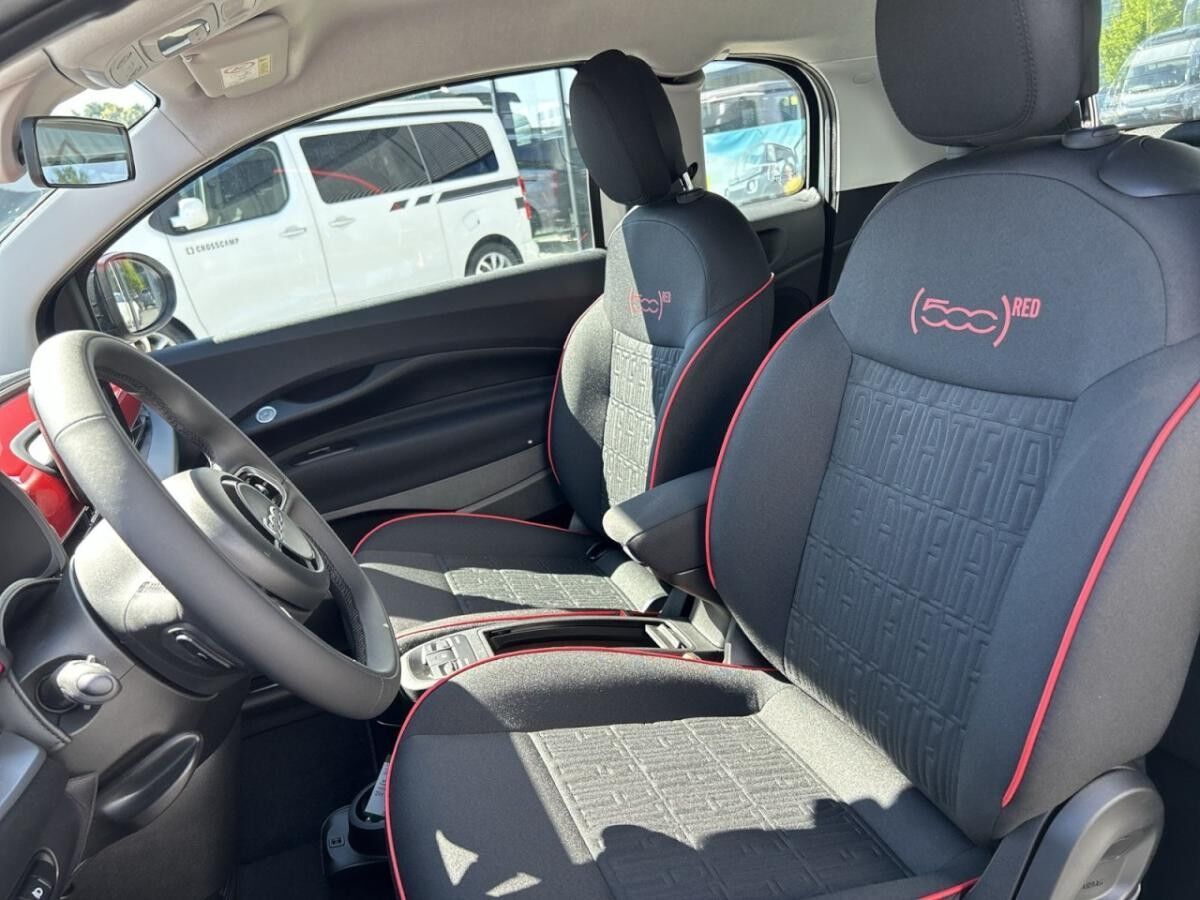 Fiat 500e 3+1 RED 🌟 Extra Tür/LED / Kamera / Sitzheizung🌟