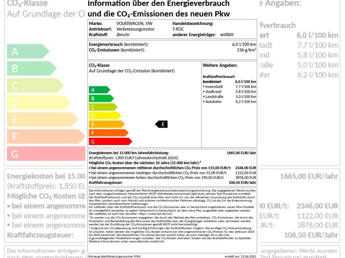 Volkswagen T-Roc Cabriolet ENERGY 1.0 TSI *RFK*Allwetter*Windschott* !! sofort verfügbar !!