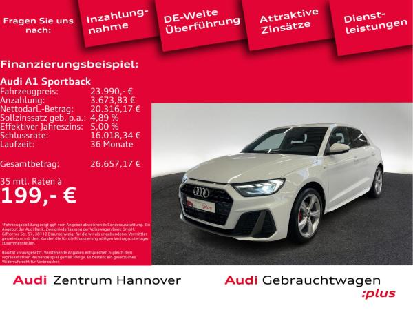 Audi A1 Sportback S line 25 TFSI Kamera LED Teilleder virtual