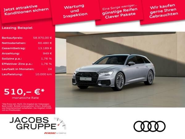 Audi A6 Avant 55TFSIe qu. 2xS line/Black+/HD Matrix/Pano/HuD/360°/AHK