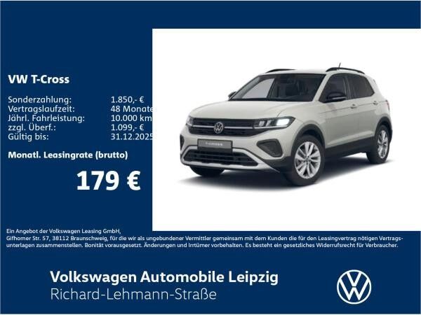 Volkswagen T-Cross ENERGY 1.0 TSI LWS*RFK*GJR