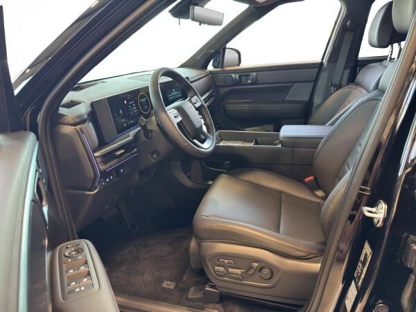 Hyundai Santa Fe Blackline 2WD HEV *GEWERBE* Abyss Black 6-Sitzer ,Digital Key, Nappa Leder Bose HUD El.Sitze  sofort