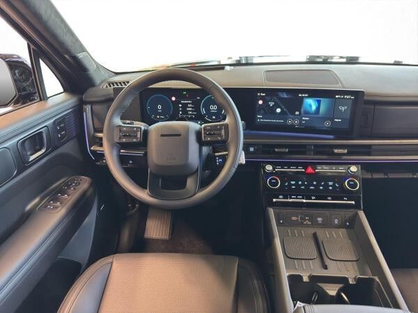 Hyundai Santa Fe Blackline 2WD HEV *GEWERBE* Abyss Black 6-Sitzer ,Digital Key, Nappa Leder Bose HUD El.Sitze  sofort