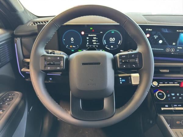 Hyundai Santa Fe Blackline 2WD HEV *GEWERBE* Abyss Black 6-Sitzer ,Digital Key, Nappa Leder Bose HUD El.Sitze  sofort