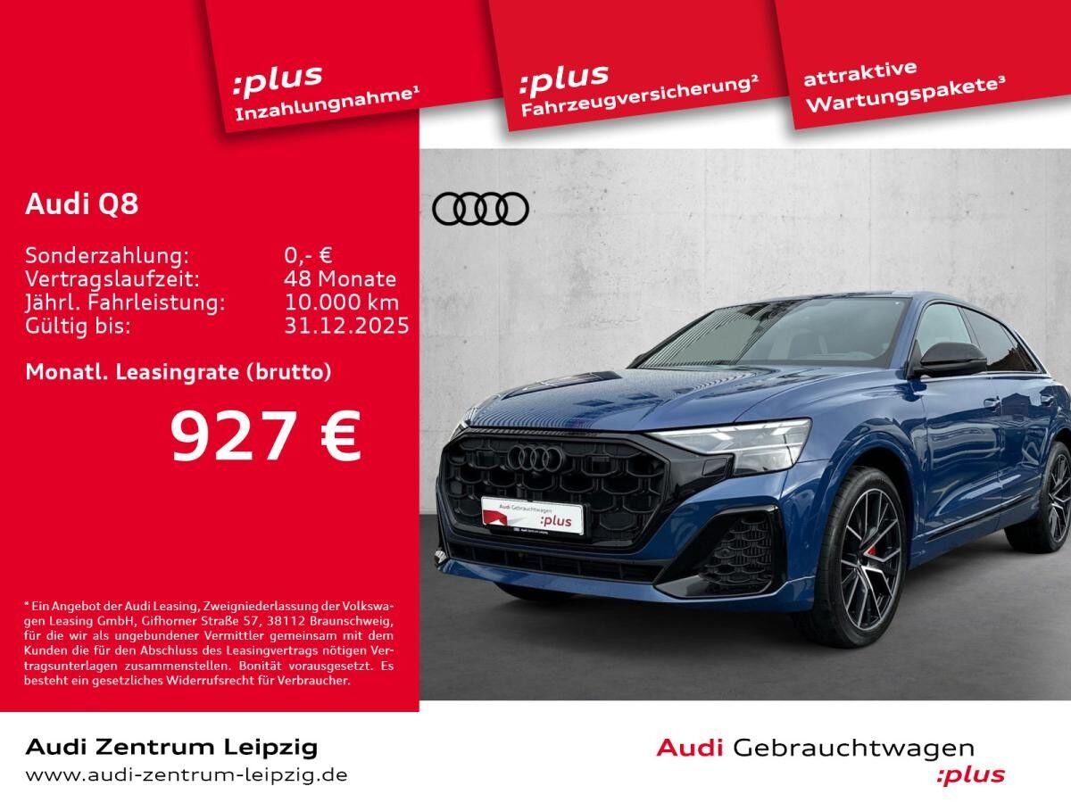 Audi Q8 60 TFSIe qu. *Matrix*Pano*AHK*HuD*Air*B&O*