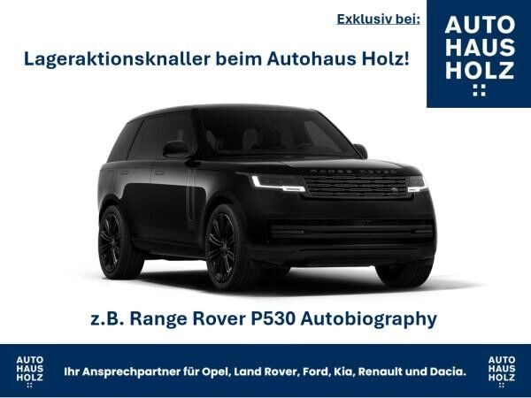 Land Rover Range Rover LAGERAKTION! P530 AUTOBIOGRAPHY - STANDHEIZUNG - PANORAMA - BLACK-PACK - HEAD UP - ANHÄNGERKUPPLUNG