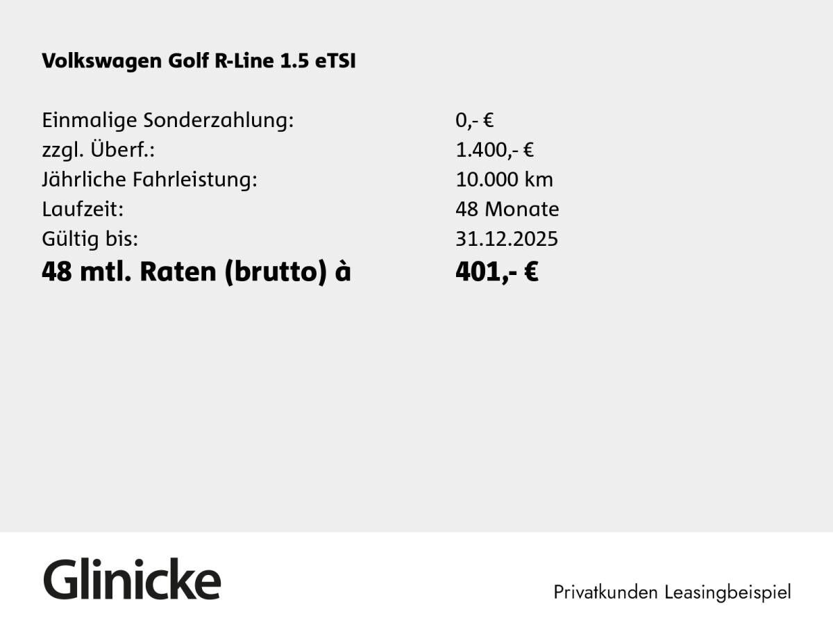 Volkswagen Golf VIII R-Line 1,5 eTSI DSG | IQ.