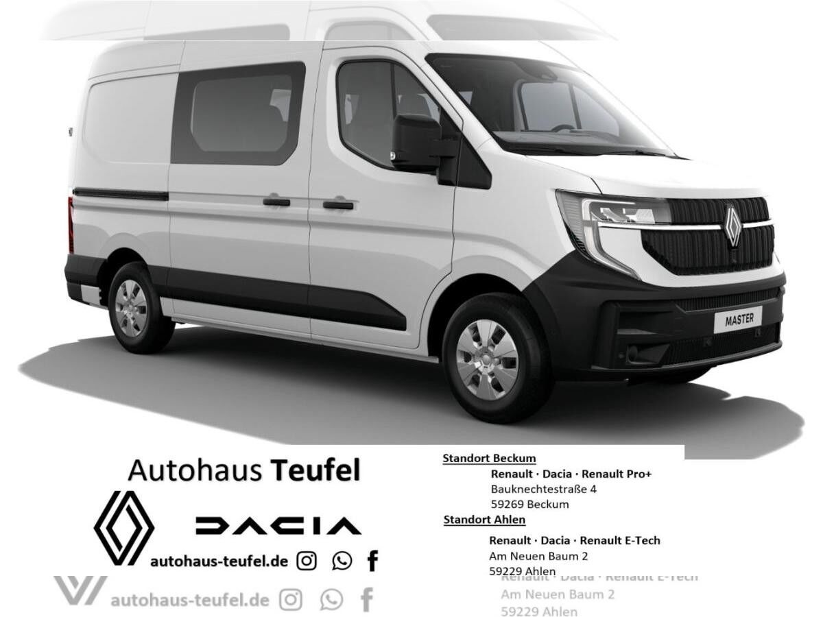 Renault Master FWD Kasten Doka extra L2H2 3,5t Blue dCi 150