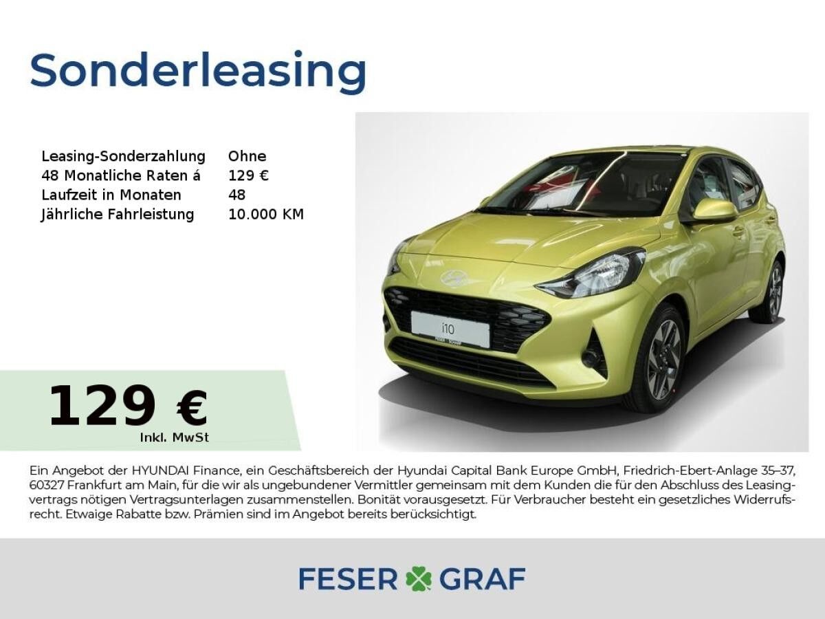 Hyundai i10 TREND KOMFORT-PAKET NAVI KLIMA SHZ LHZ