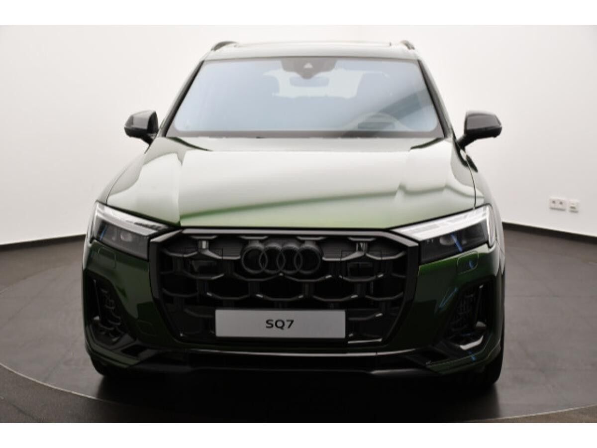 Audi SQ7 Audi exlusive Verde Ermes metallic HD Matrix LED-Scheinwerfer  Panorama-Glasdach Nachtsichtassistent