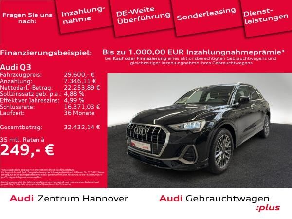 Audi Q3 S line 45 TFSIe LED virtual Navi DAB Teilleder