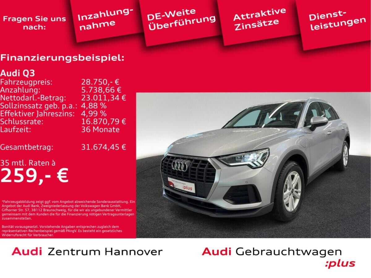 Audi Q3 45 TFSIe Kamera LED Navi virtual