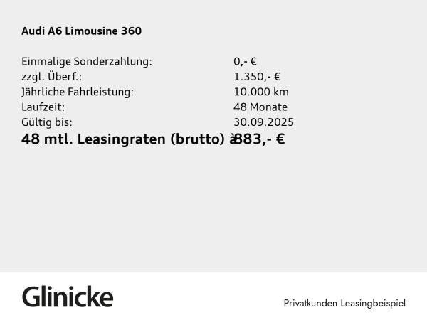 Audi A6 Limousine e-hybrid qu Matrix LM 21" ACC 360° Beifahrerdisplay