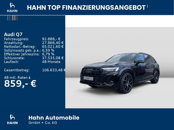 Audi Q7 55TFSIe qu S line Matrix AHK Pano B&O