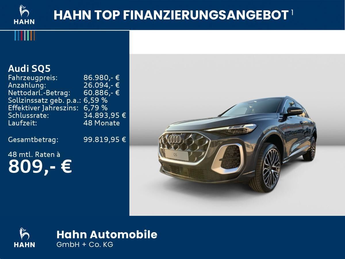 Audi SQ5 3.0 TFSI S-trc S-line Pano LED Navi B&O