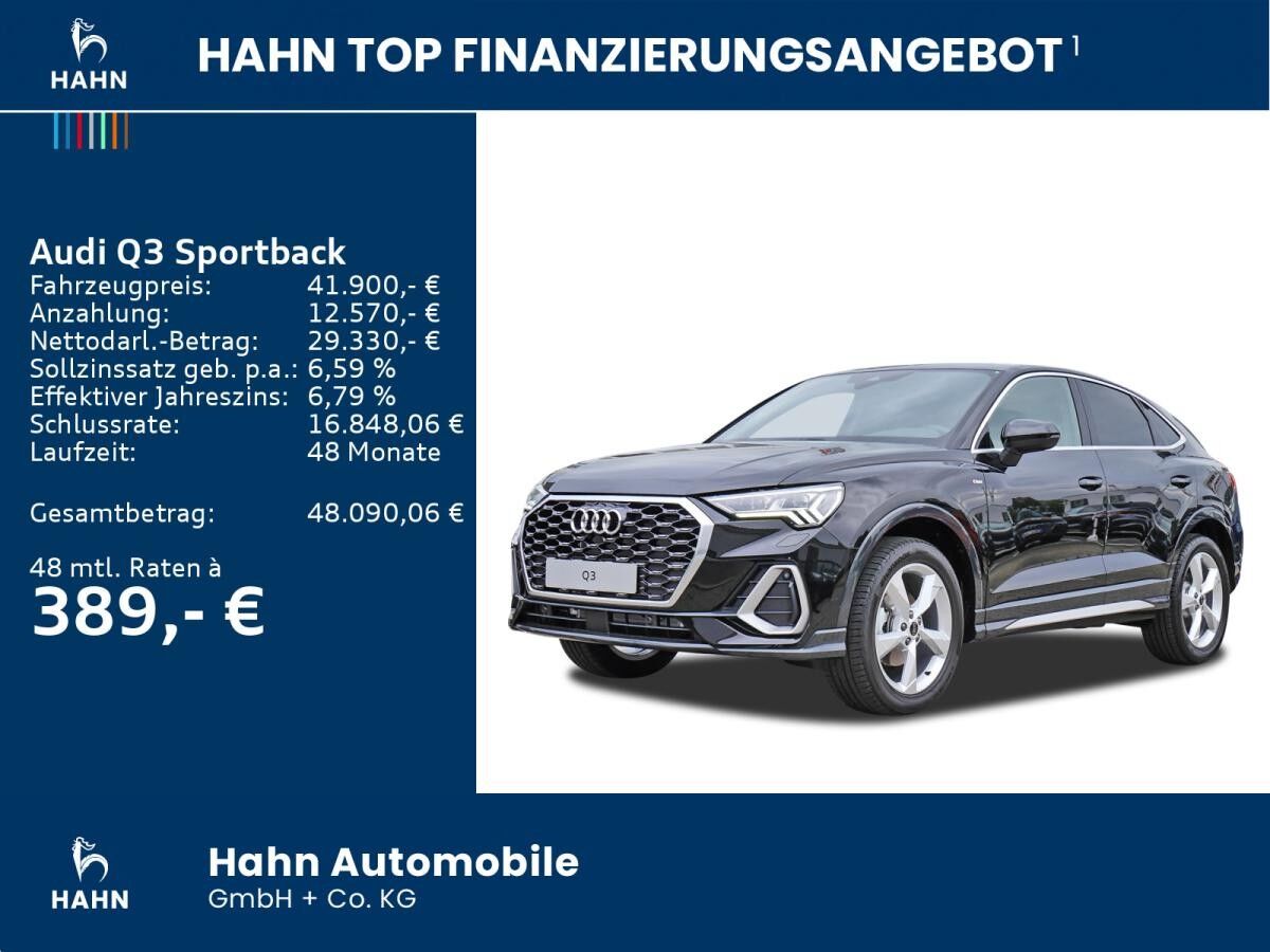Audi Q3 Sportback 35TDI S-trc S line Matrix Navi