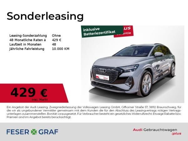 Audi Q4 e-tron Q4 45 e-tron S line /Matrix/ACC/HuD/Navi+/Kamera