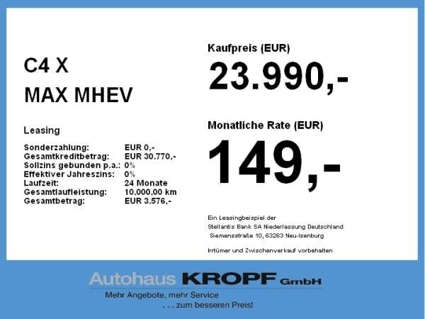 Citroën C4 X MAX MHEV **Gewerbeknaller**