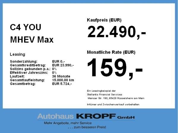 Citroën C4 YOU MHEV **Gewerbeknaller**