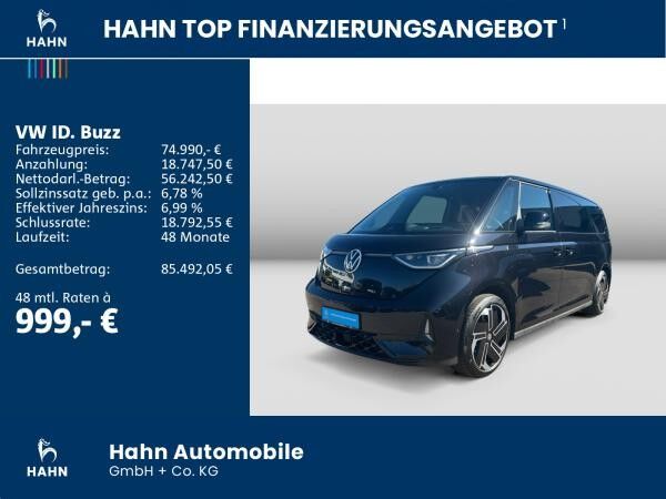 Volkswagen ID.Buzz ID. Buzz GTX LWB 250KW WÄRMEPUMPE 6SITZER SOUND