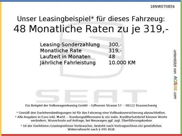 Seat Leon 1.5 eTSI Style Edition Navi LED