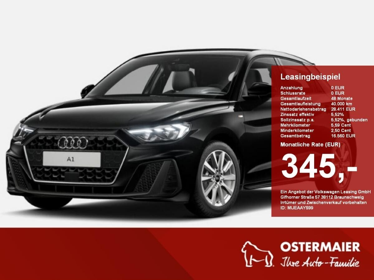 Audi A1 Sportback S line 30 TFSI S tronic LED,PDC,KEYLESS,SHZ,5J-Garantie