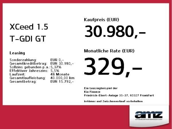 Kia XCeed 1.5 T-GDI GT Line *Kamera*Navi*LED*Lifter