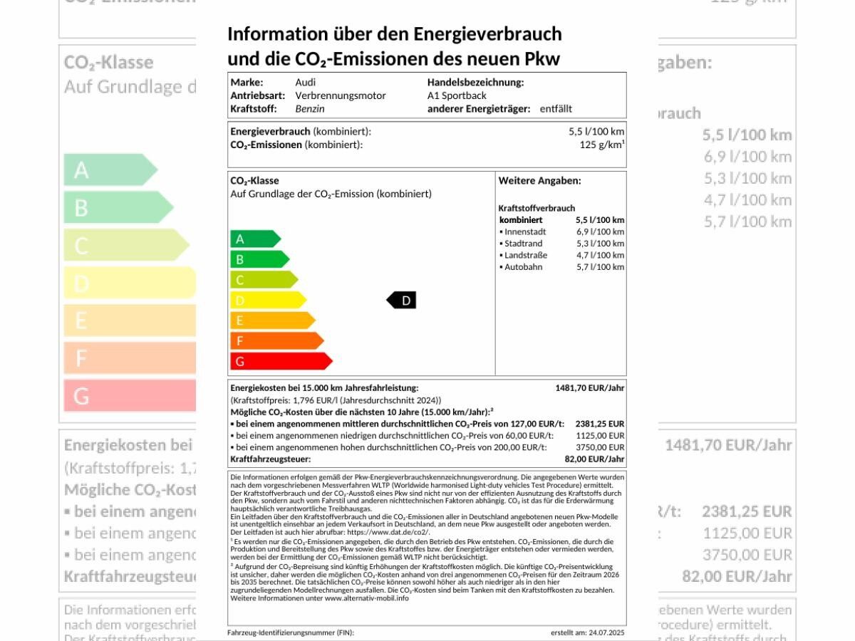 Audi A1 30 TFSI S tronic Sportback #Sofort nur 6x verfügbar!