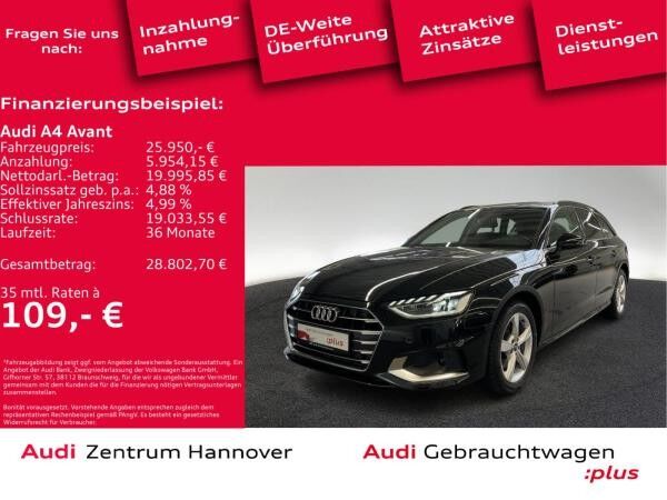 Audi A4 Avant 35 TFSI Advanced AHK LED Kamera Navi